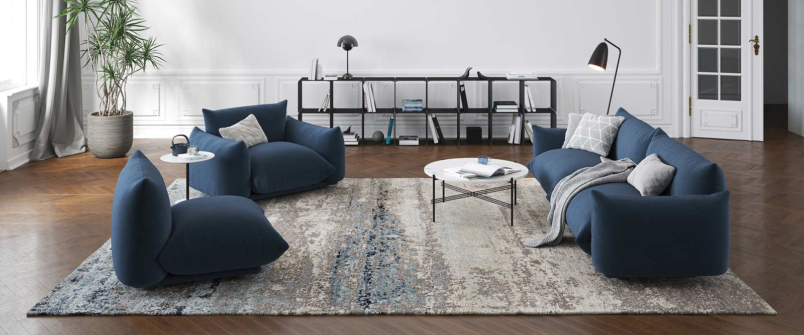 The Ultimate Guide to Choosing the Perfect Rug for Your Blue Couch: Colors, Patterns, Materials, and Placement Tips
