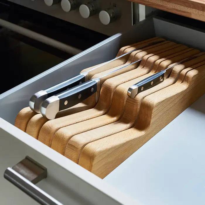 Oak Knife Drawer: Stylish & Space-Saving Kitchen Storage - Arrant Luxury