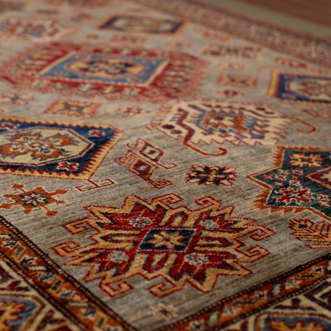 Fine Hand Knotted Kazak-Antique Oriental Design
