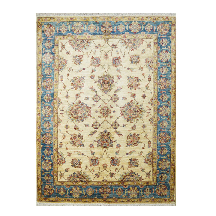 The Cerulean Essence Hand Knotted Ziegler Rug - Arrant Luxury