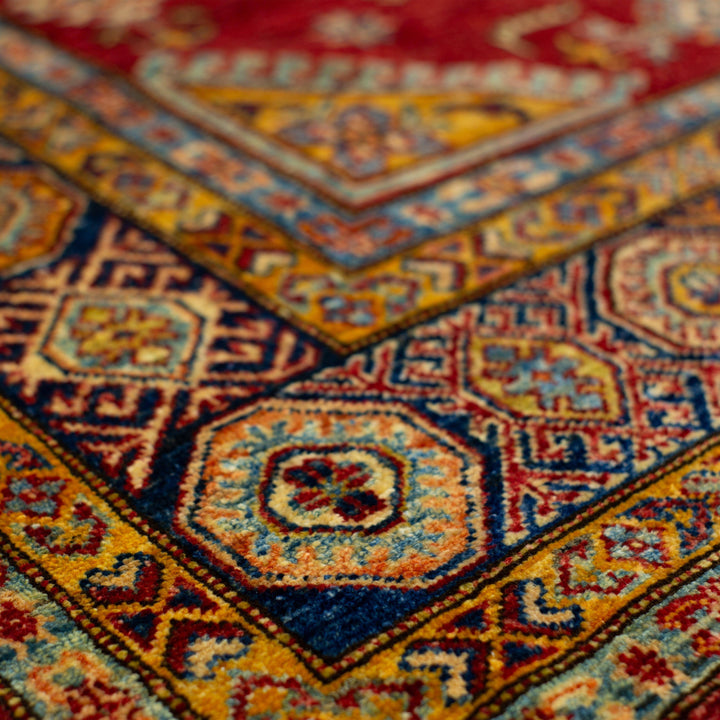 Fine Hand Knotted Kazak-Antique Oriental Design