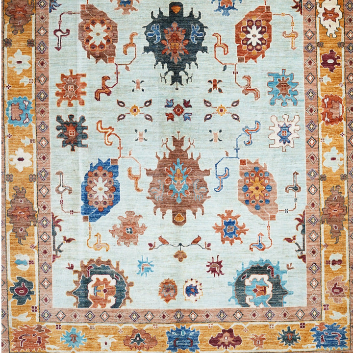 Hand Knotted Ziegler-Oushak Design