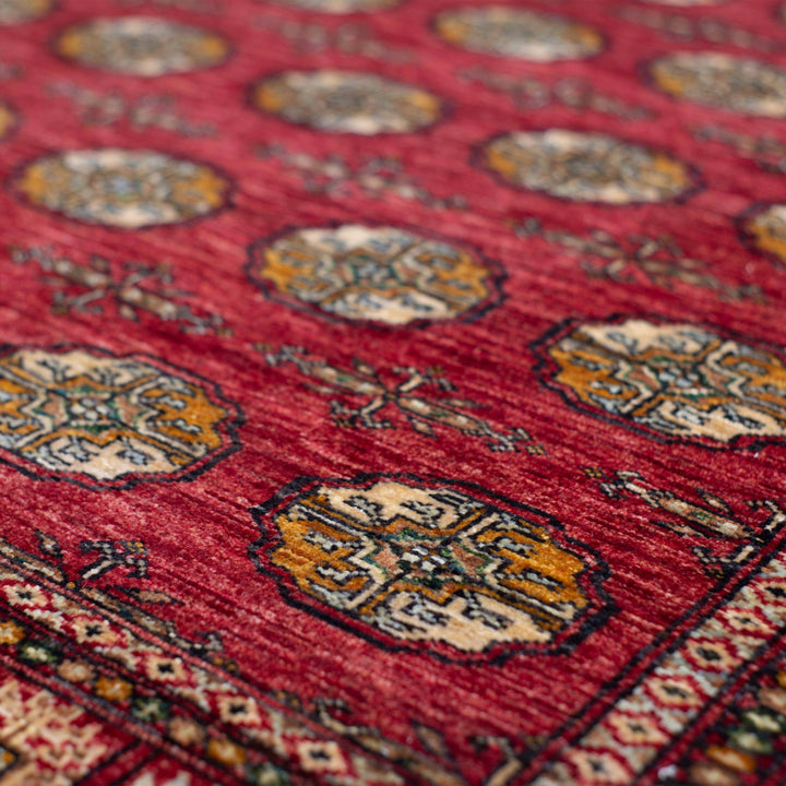 Arrant Luxury Fine Hand Knotted Kazak-Mori Bukhara Design